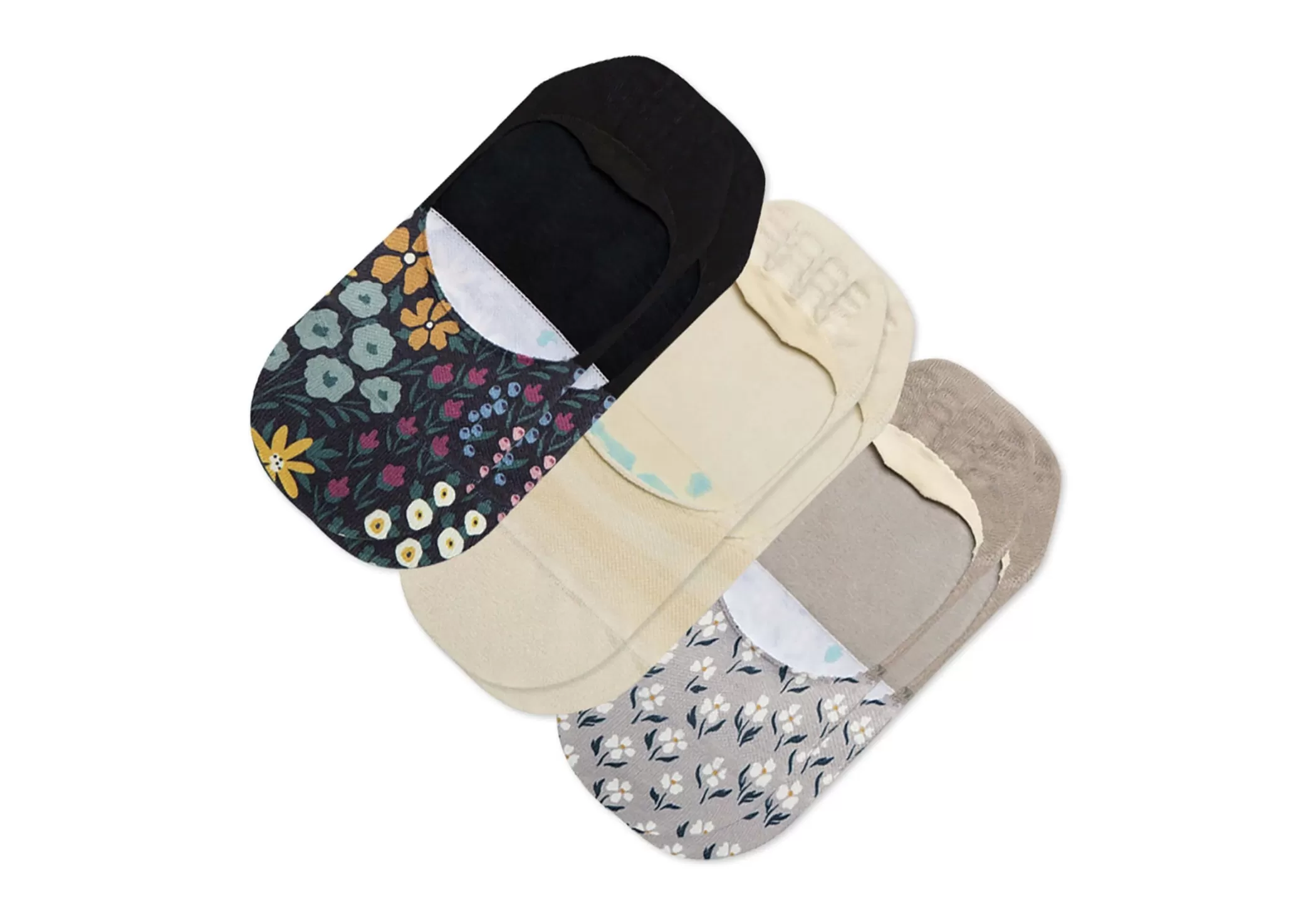 TOMS *3 Paar Onzichtbare Sokken Ditzy Floral