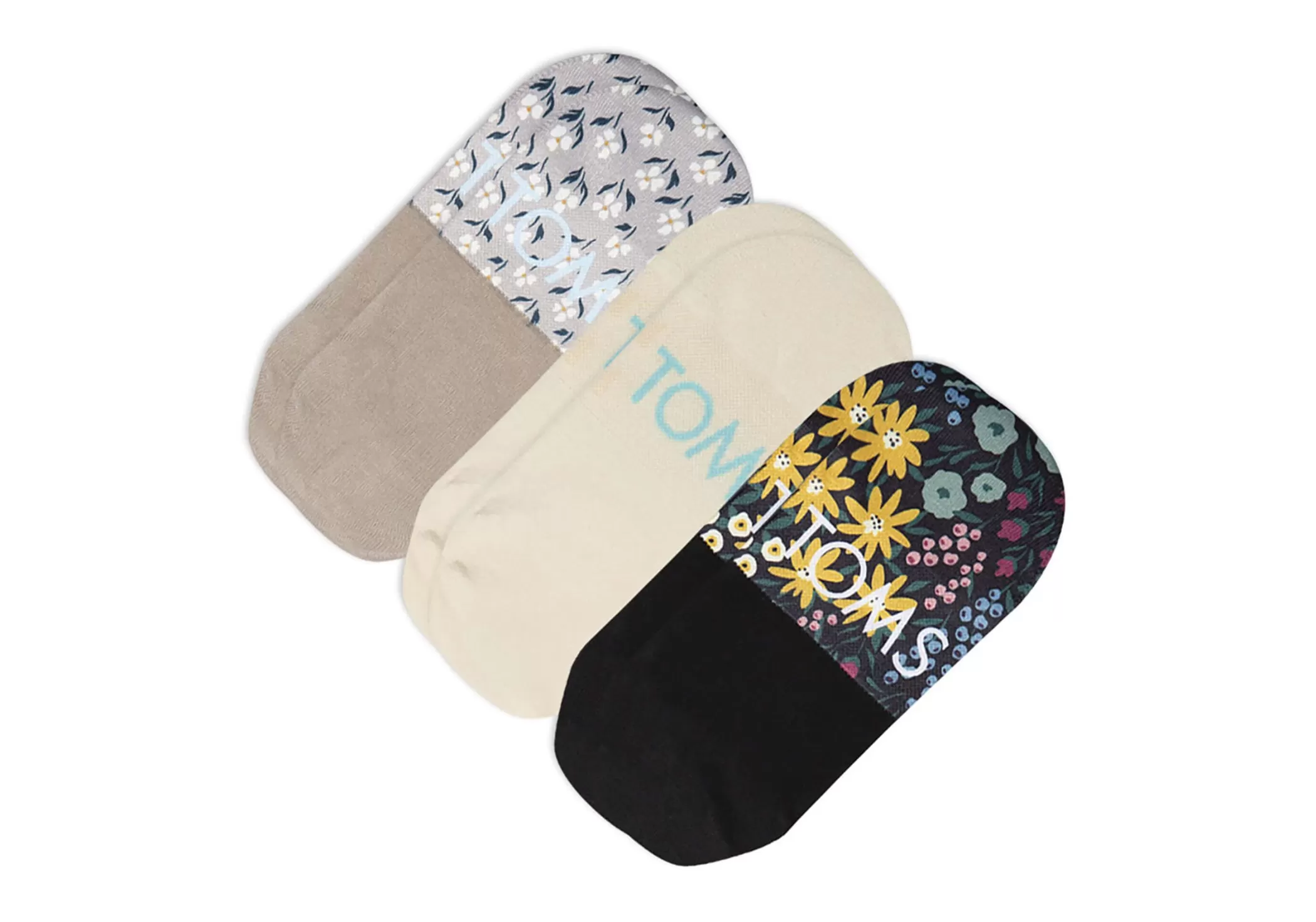 TOMS *3 Paar Onzichtbare Sokken Ditzy Floral