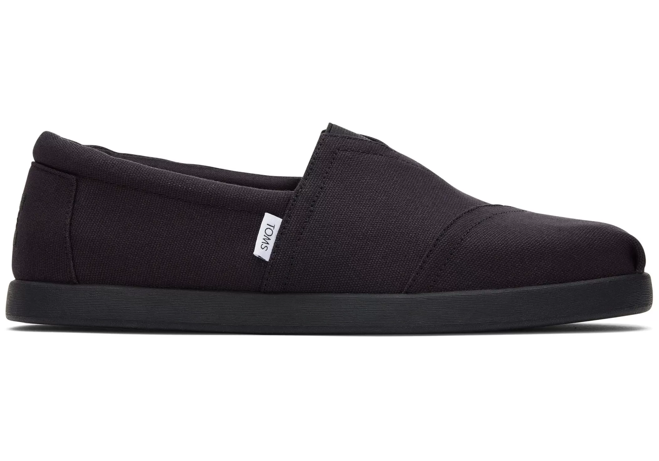 TOMS Alpargata*Alp Fwd All Black Recycled Cotton Canvas Zwart/Zwart