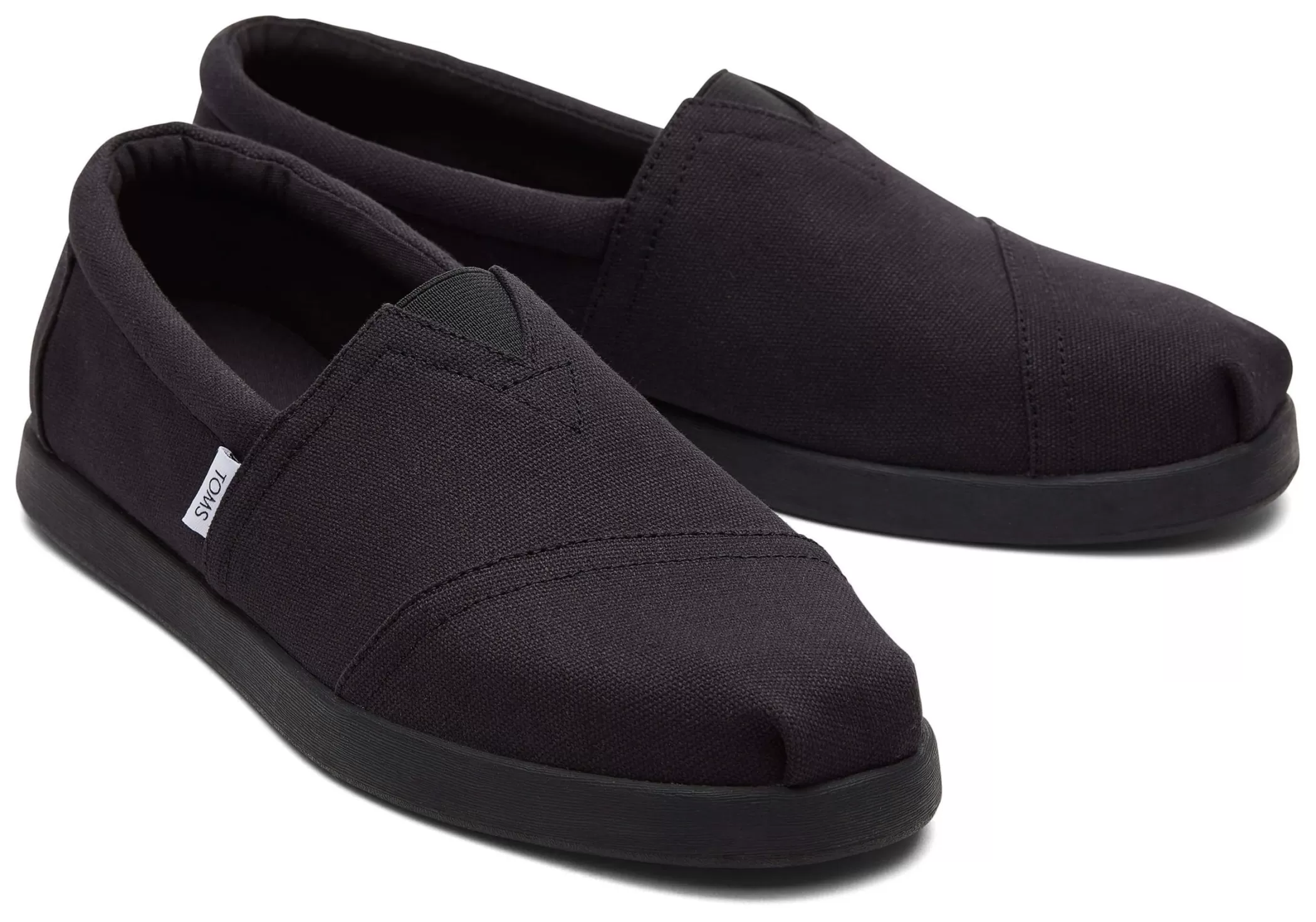 TOMS Alpargata*Alp Fwd All Black Recycled Cotton Canvas Zwart/Zwart