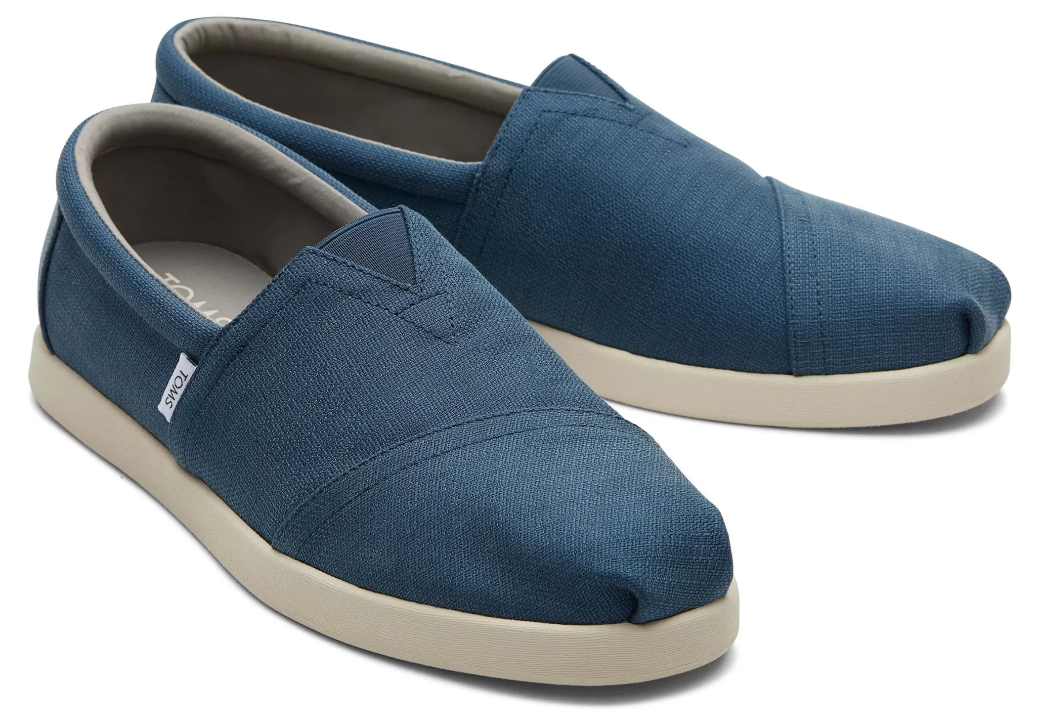 TOMS Alpargata*Alp Fwd Blue Textured Woven Donker Indigoblauw