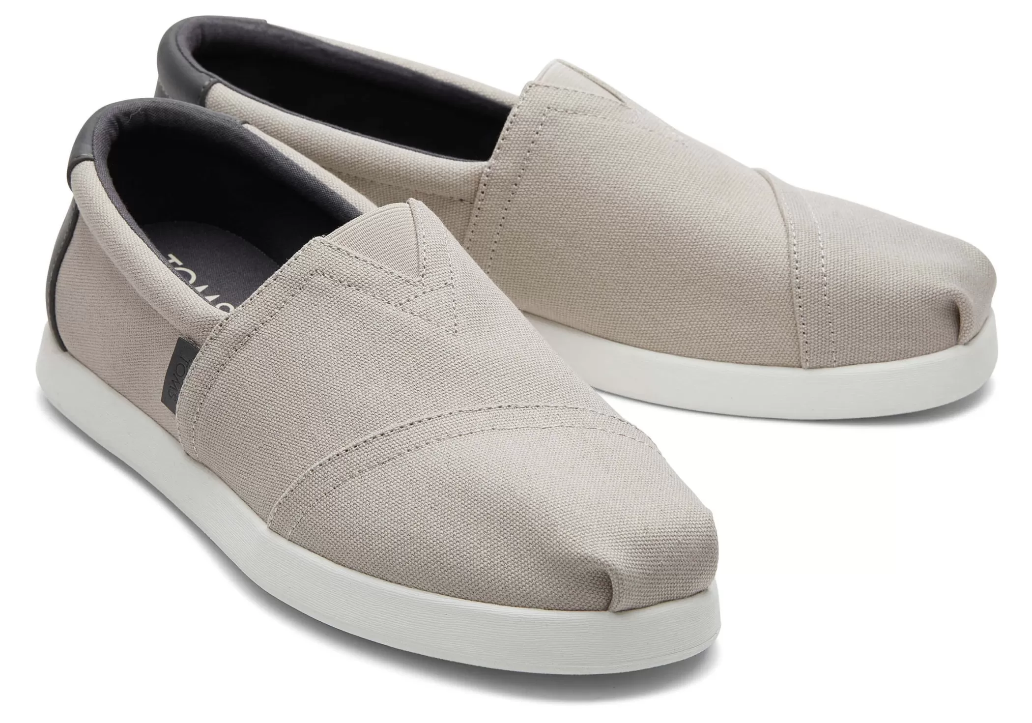 TOMS Alpargata*Alp Fwd Grey Canvas Synthetic Trim Grijs