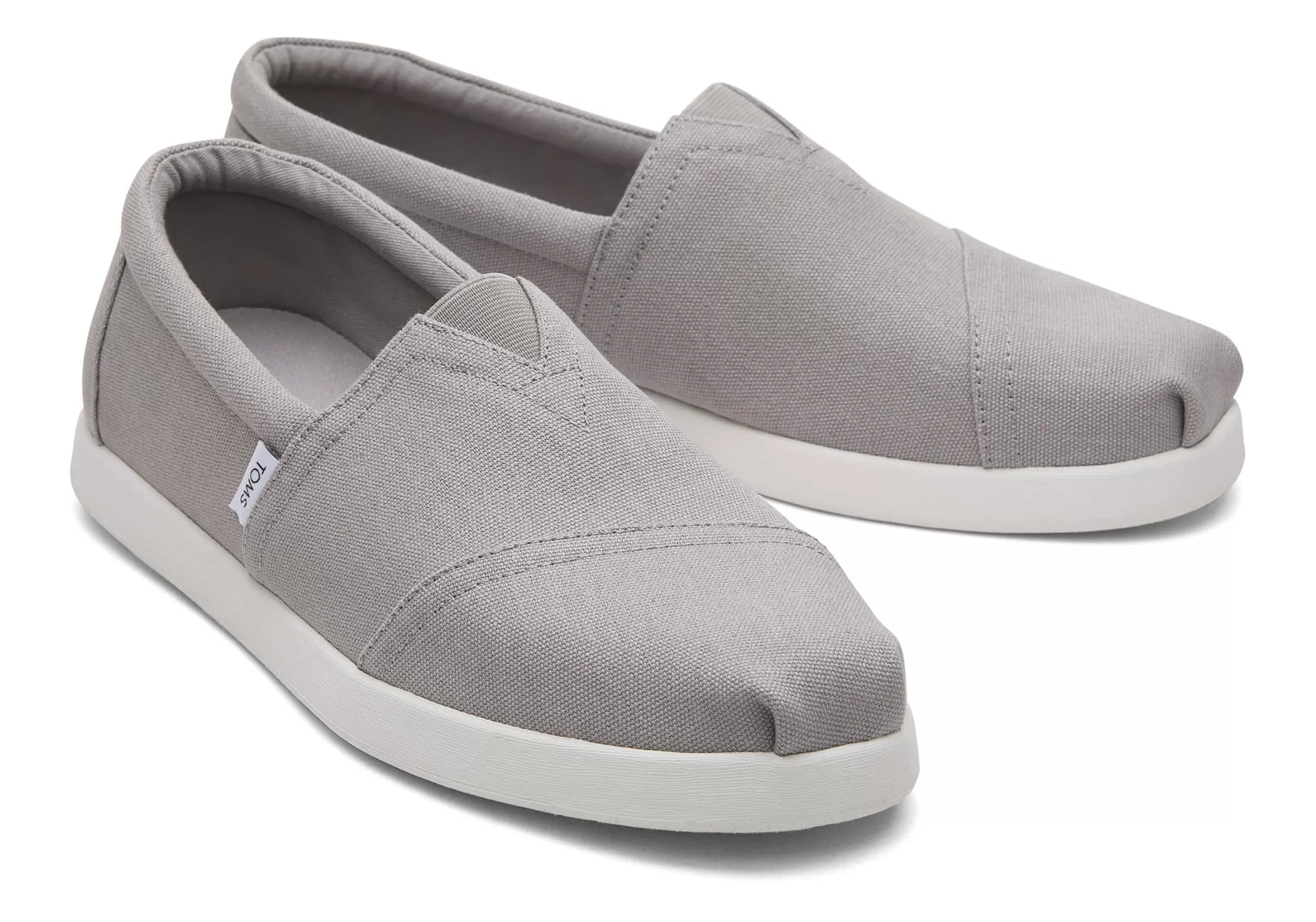 TOMS Alpargata*Alp Fwd Grey Recycled Cotton Canvas Grijs