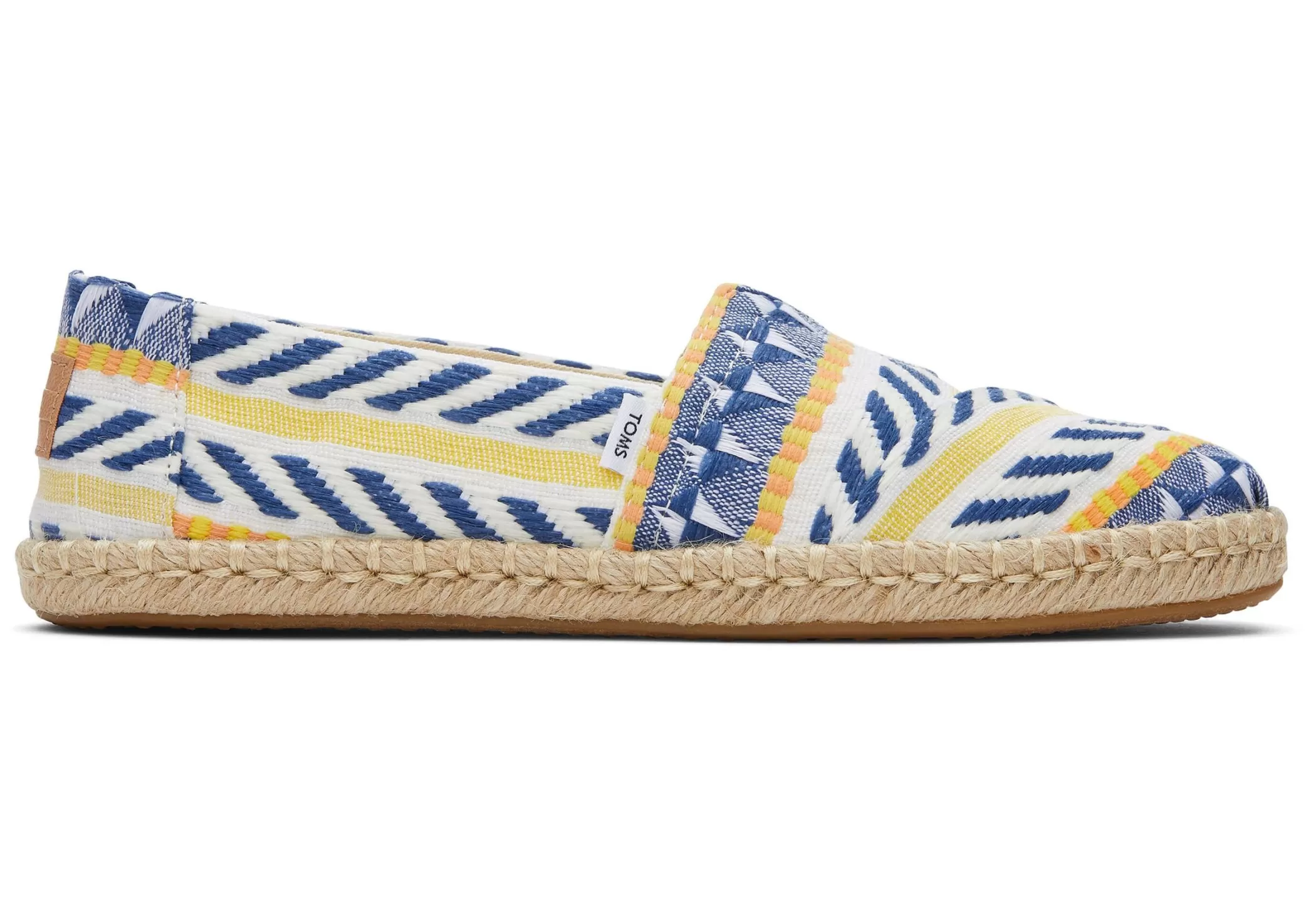 TOMS Espadrilles*Alpargata Global Jaquard Rope Espadrille Beige Global Jacquard