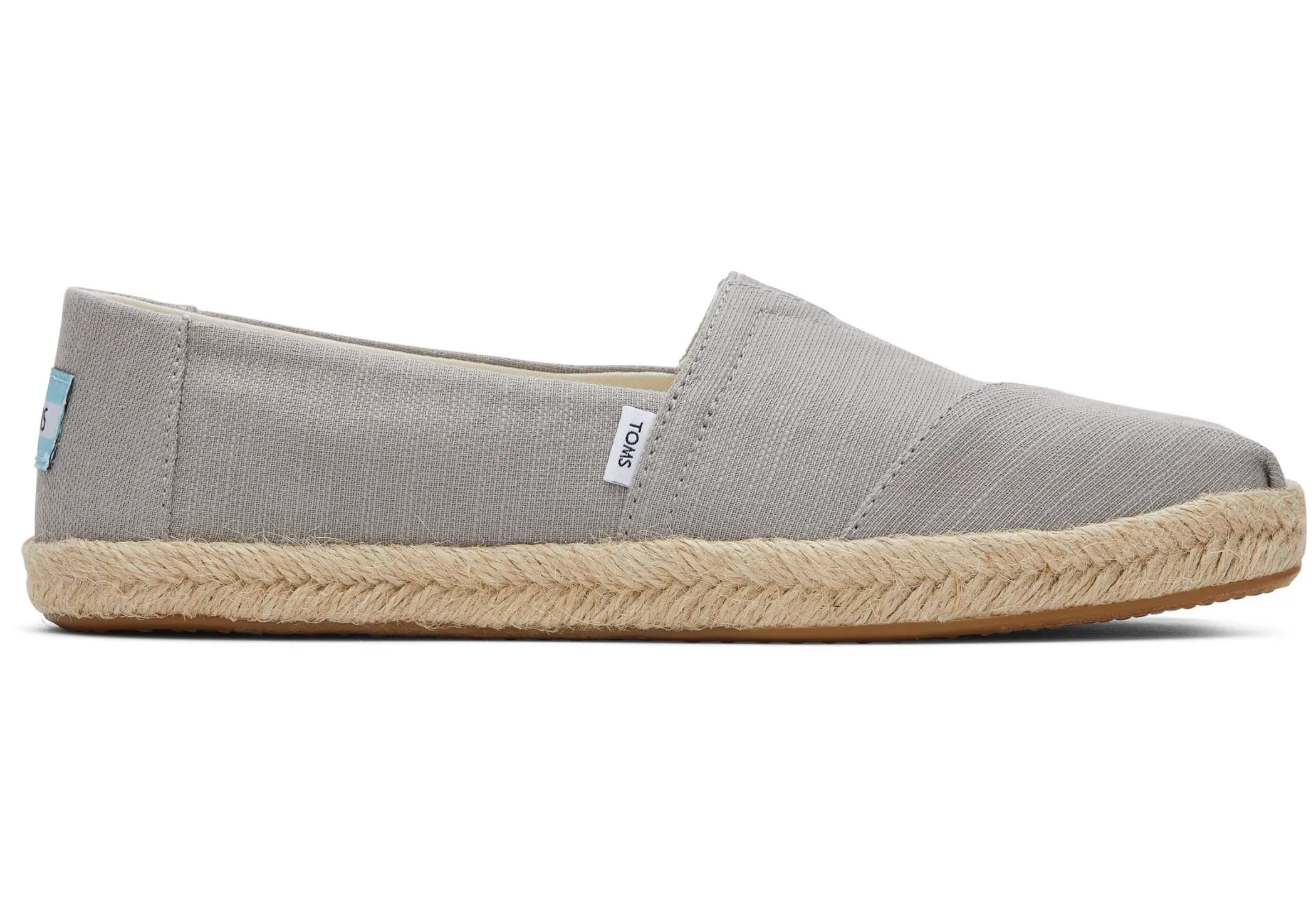 TOMS Espadrilles*Alpargata Recycled Cotton Rope Espadrille Grijs