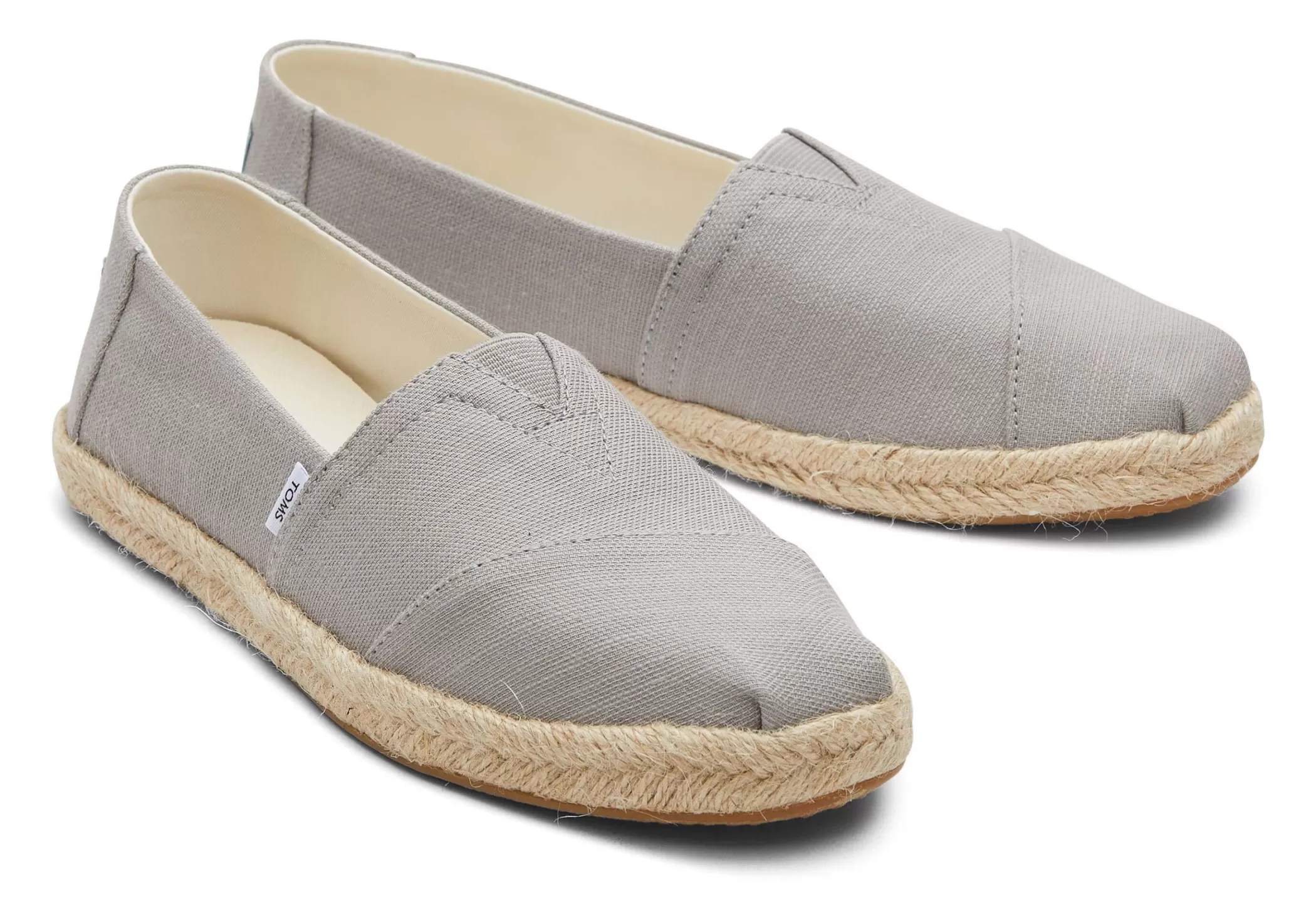 TOMS Espadrilles*Alpargata Recycled Cotton Rope Espadrille Grijs