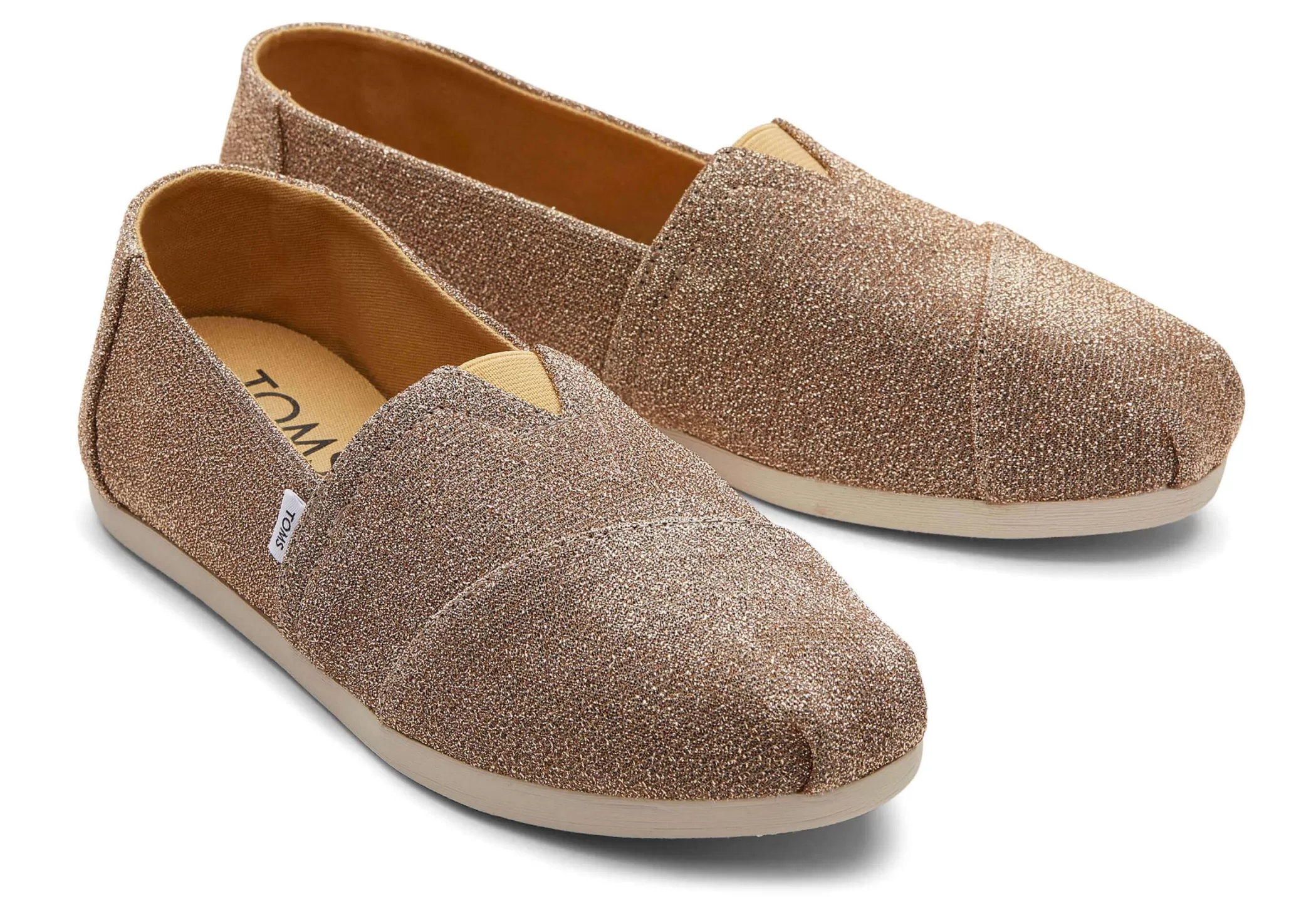 TOMS Alpargata*Alpargata Sparkle Knit Sparkle Gold