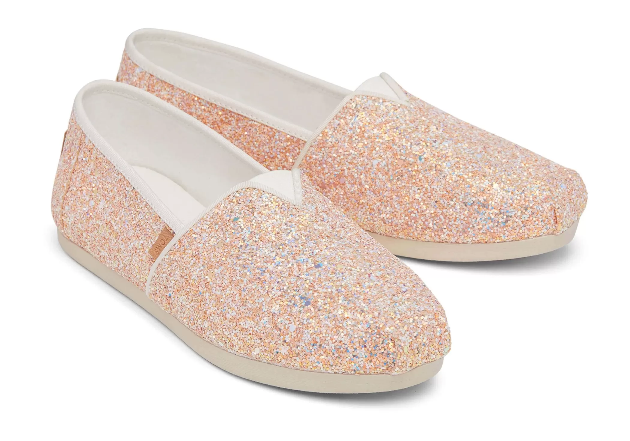 TOMS Instappers*Beige Alpargatas Chunky Glitter Schoenen Beige Chunky Glitter