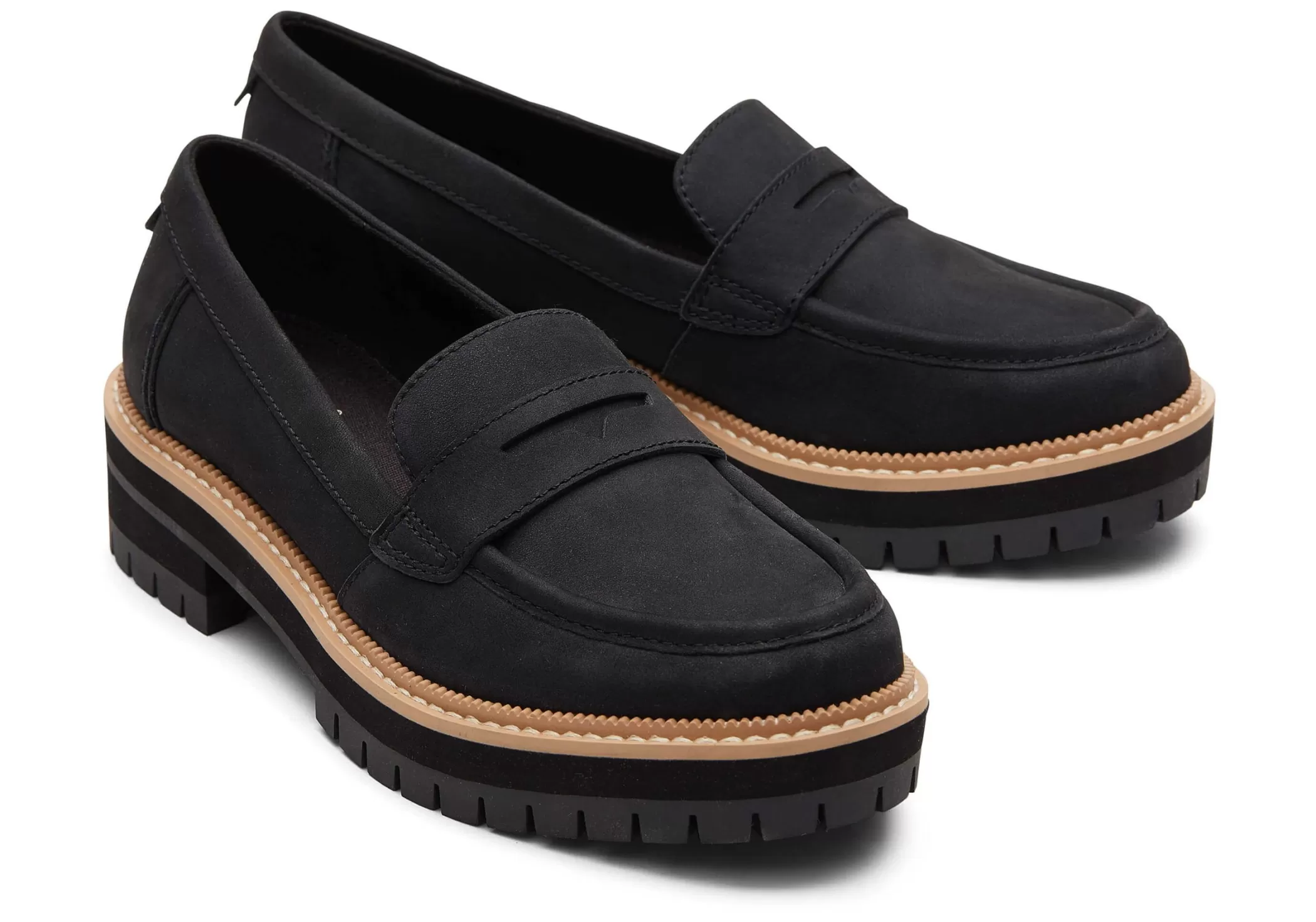 TOMS Instappers*Cara Loafers Zwart/Zwart