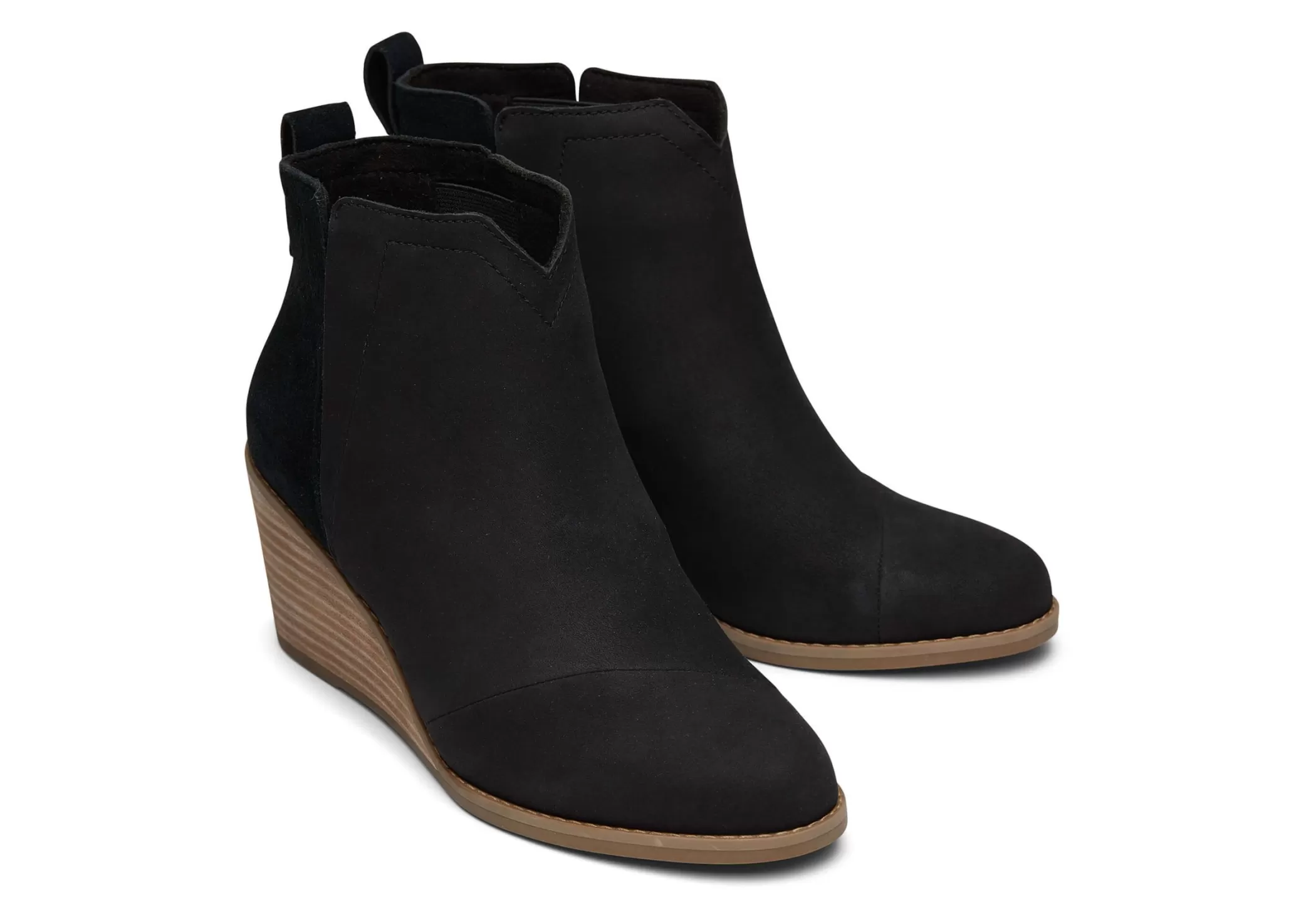 TOMS Hakken & Wedges*Clare Boots Zwart