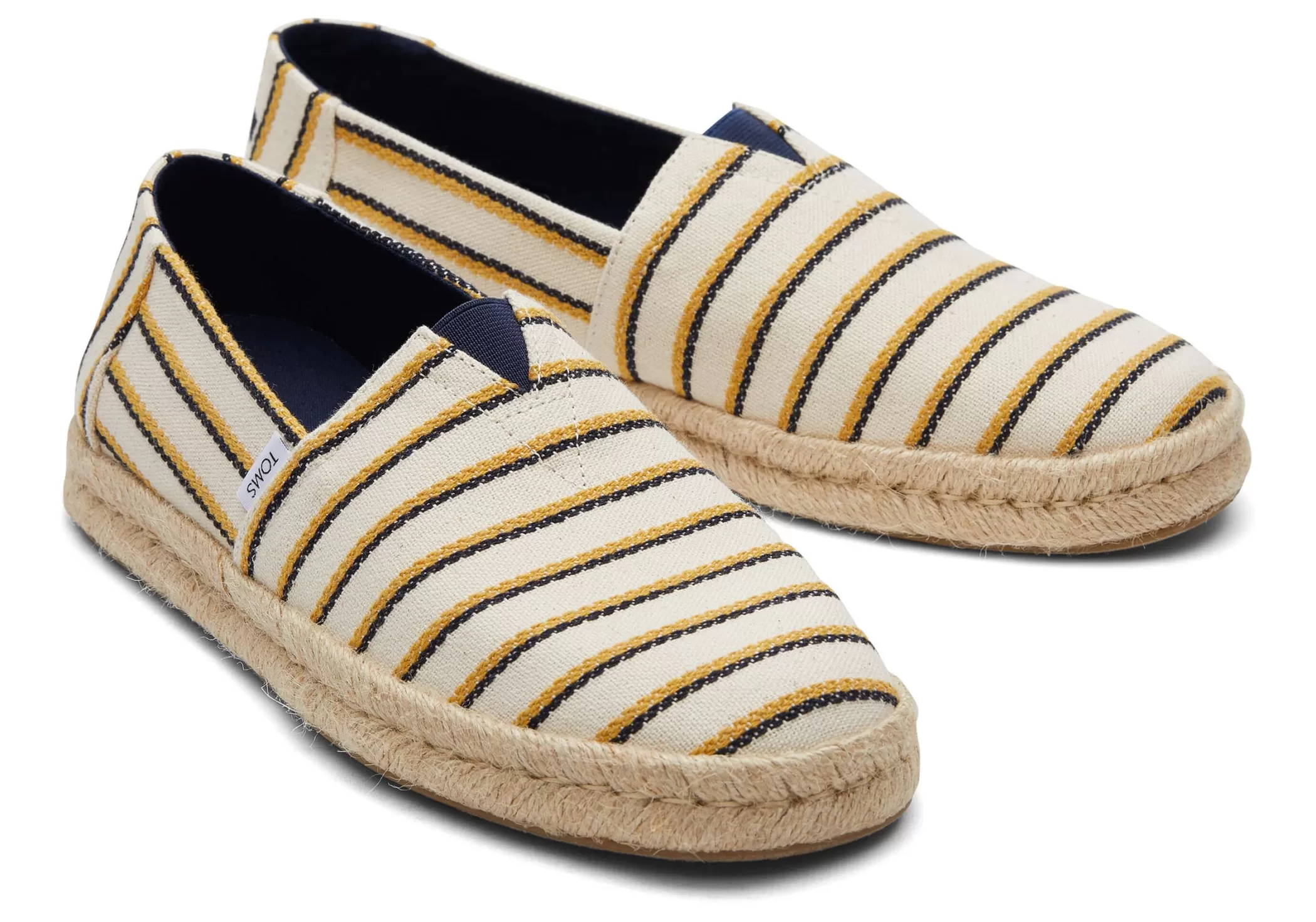 TOMS Espadrilles*Espadrille Alpargata Touwzool 2.0 Beige Multi University Gestreept