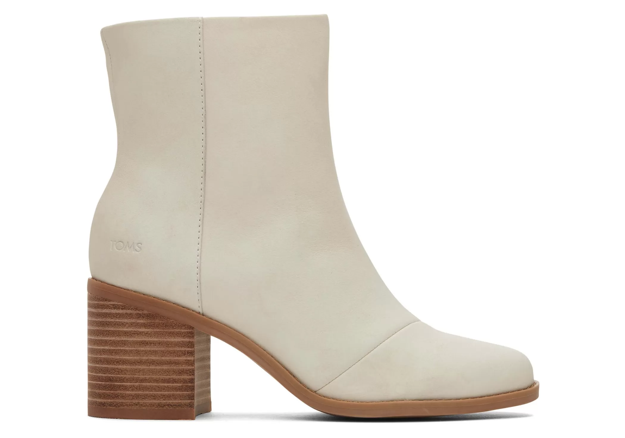 TOMS Hakken & Wedges*Evelyn Boots Leather Light Sand