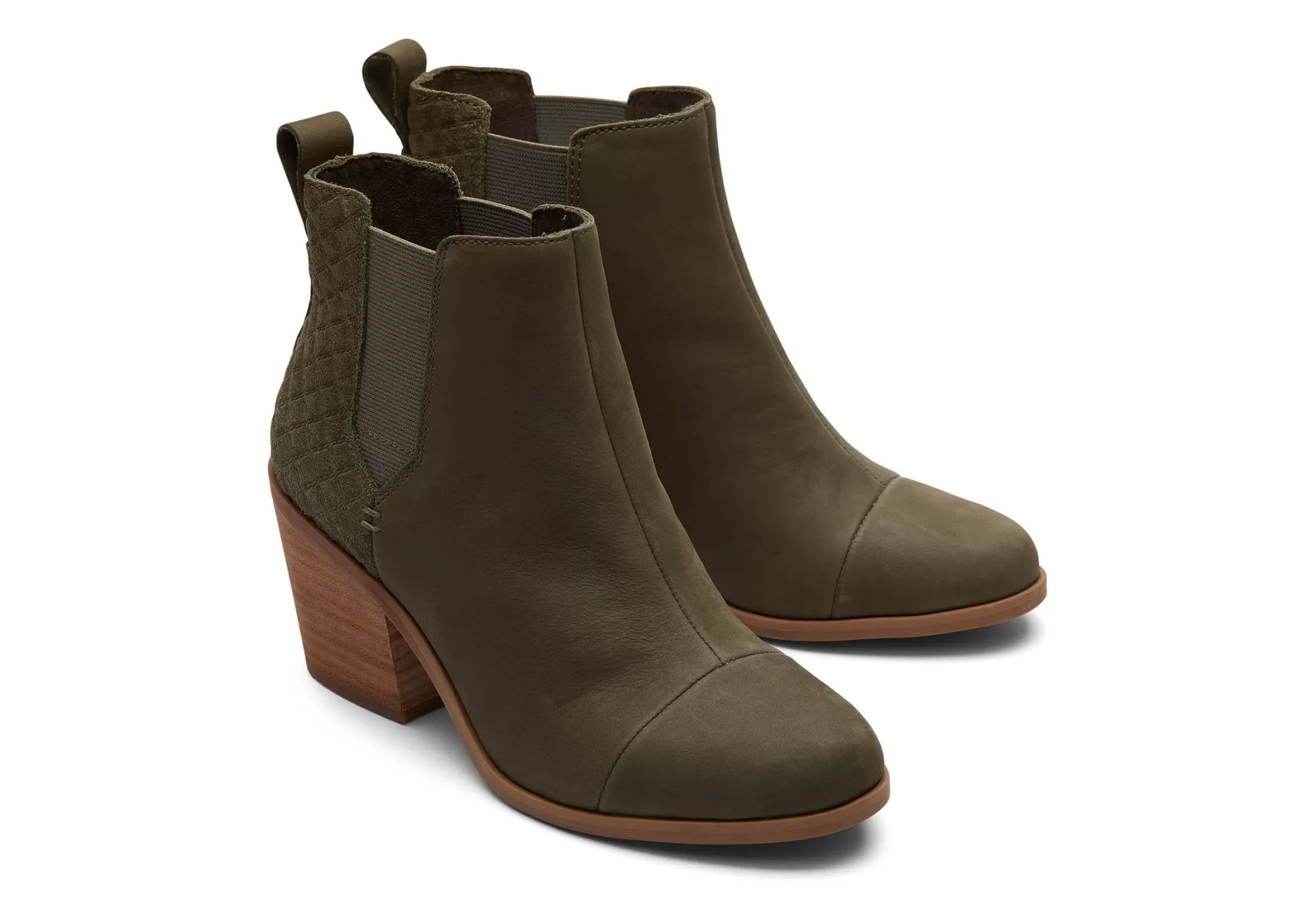 TOMS Hakken & Wedges*Everly Boots Olijfgroen