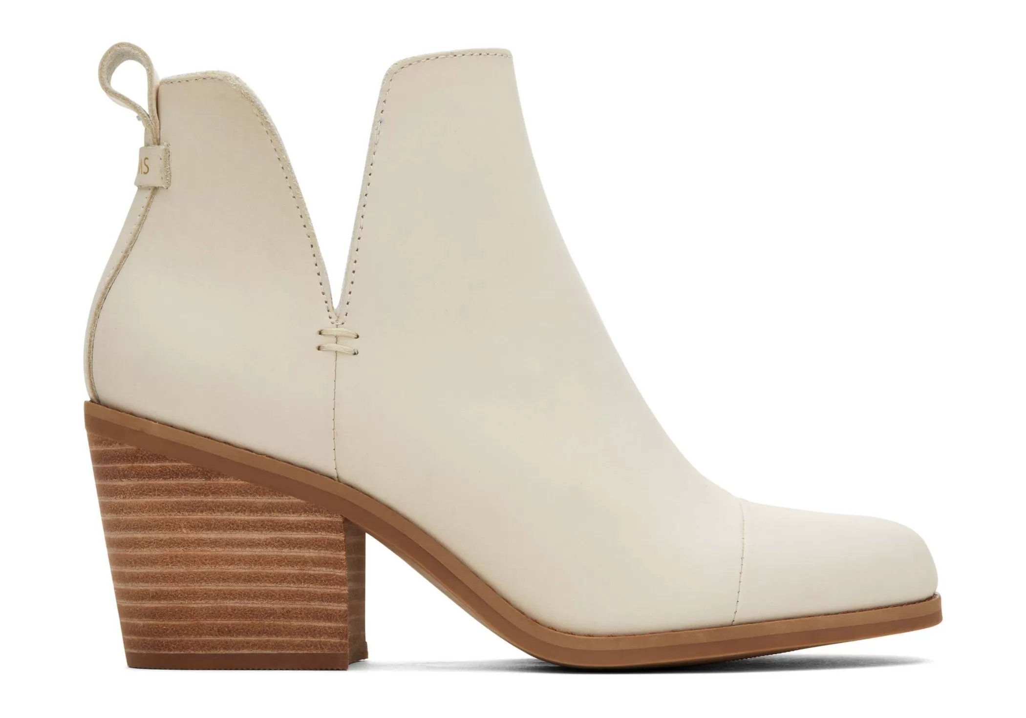 TOMS Hakken & Wedges*Everly Cutout Boot Beige Leather