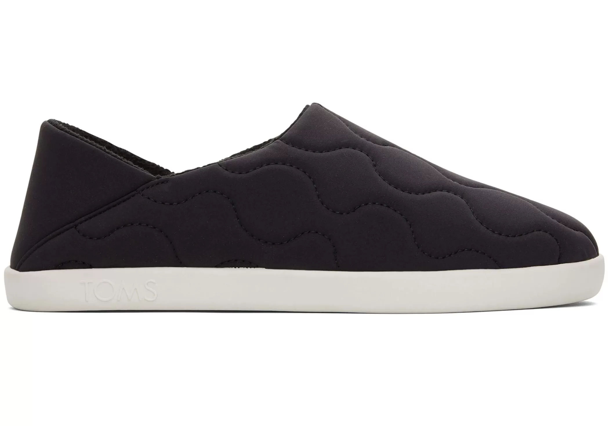 TOMS Pantoffels*Ezra Pantoffel Black Quilted Cotton