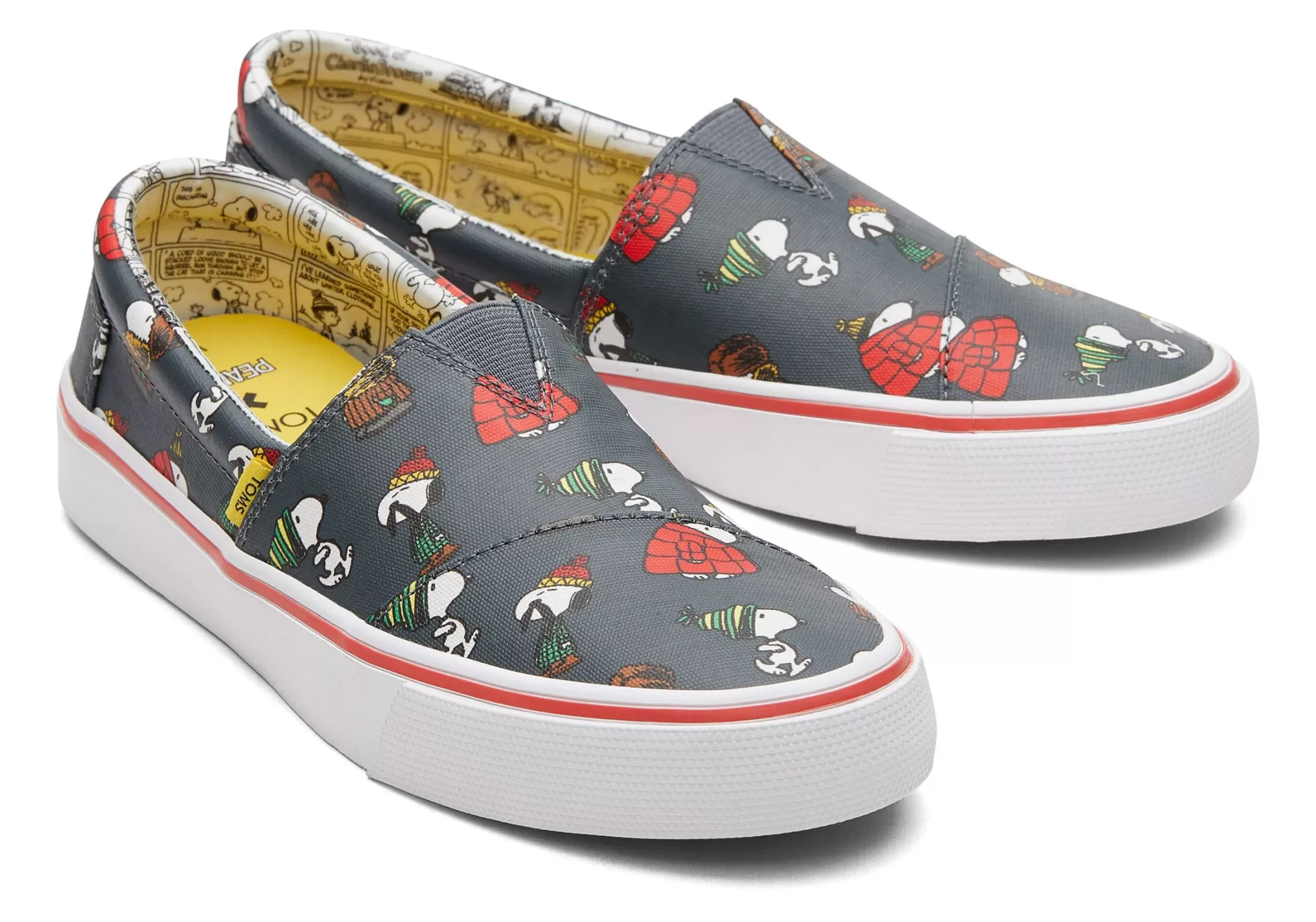 TOMS Sneakers*Fenix Instapper Snoopy Print Matte Black