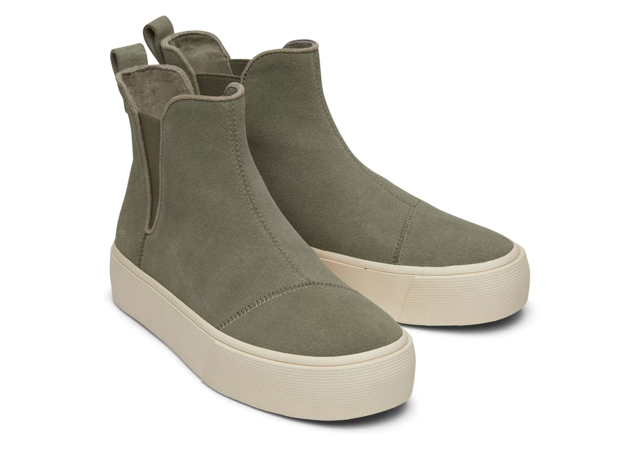 TOMS Sneakers*Fenix Platform Chelsea Vetiver Grijs