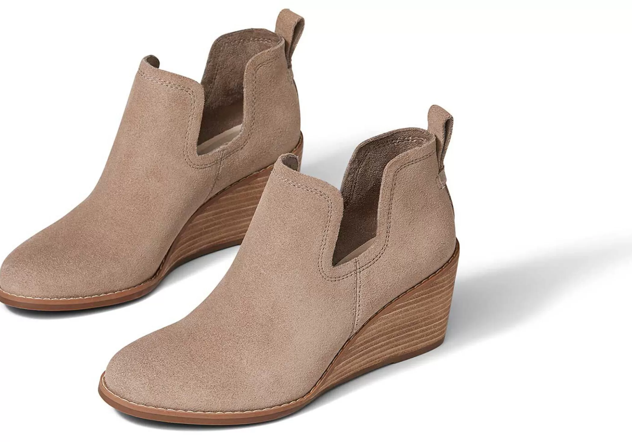 TOMS Hakken & Wedges*Kallie Boot Taupe