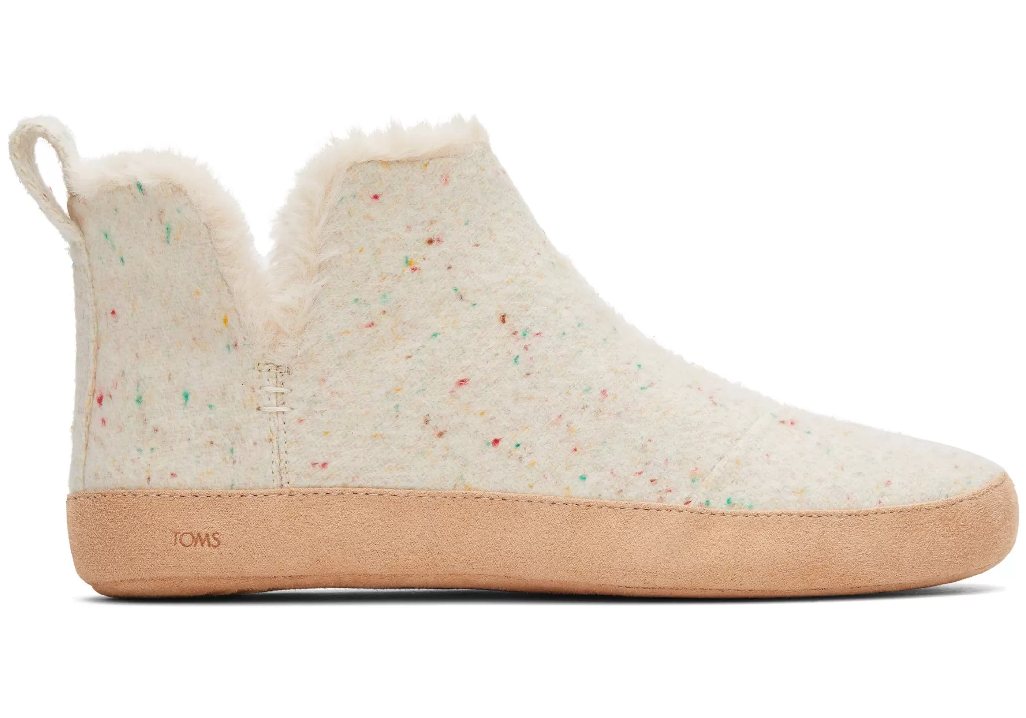 TOMS Pantoffels*Lola Bootie Pantoffels Repreve® Dames Natural Twill