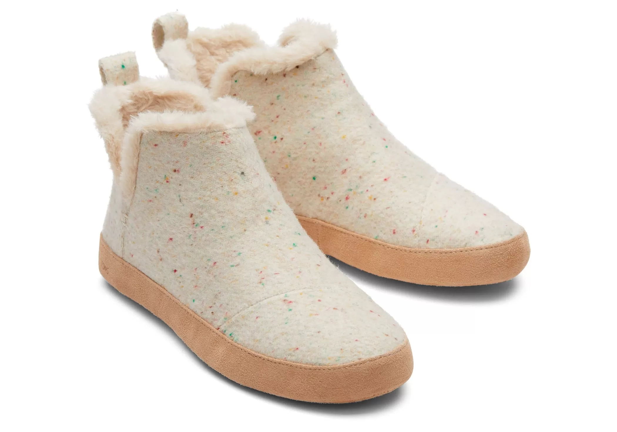 TOMS Pantoffels*Lola Bootie Pantoffels Repreve® Dames Natural Twill