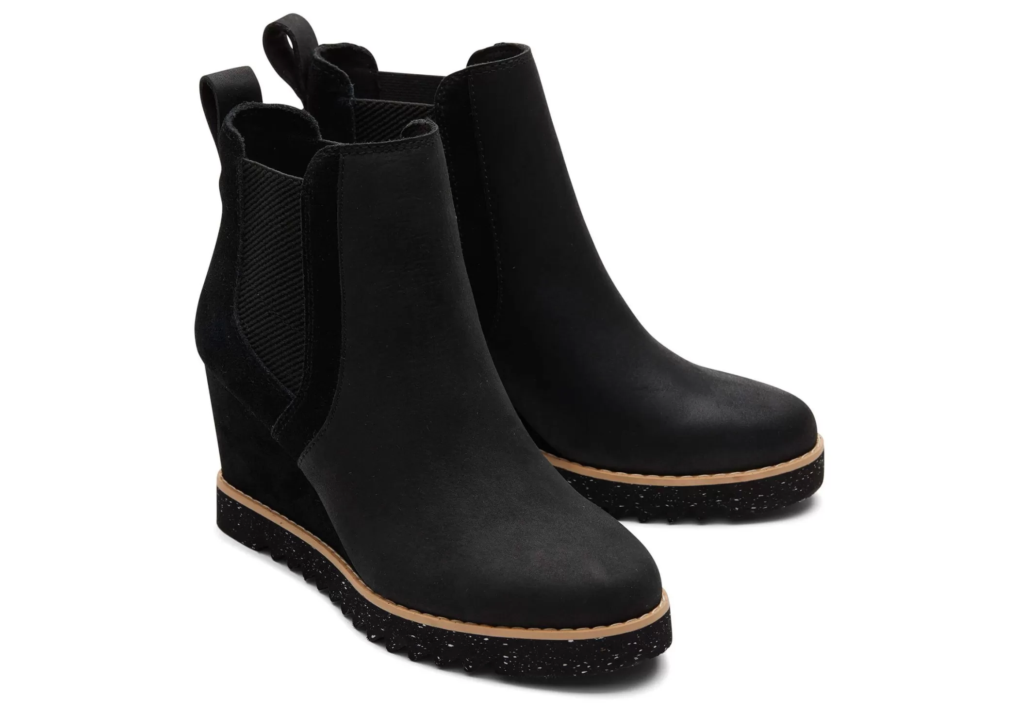 TOMS Plateauzolen*Maddie Boots Zwart