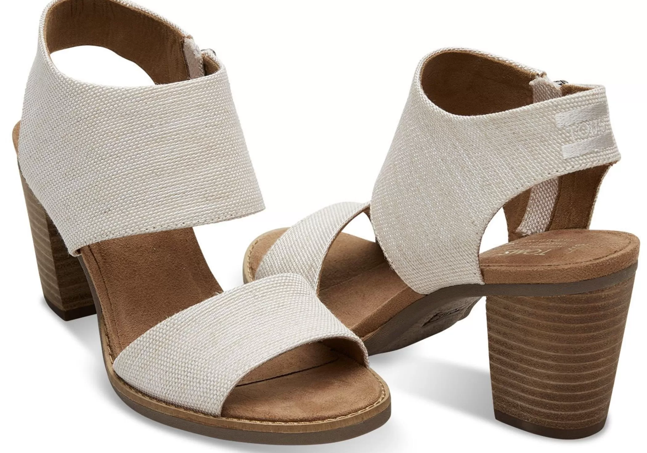 TOMS Hakken & Wedges*Majorca Sandaal Met Hak Beige