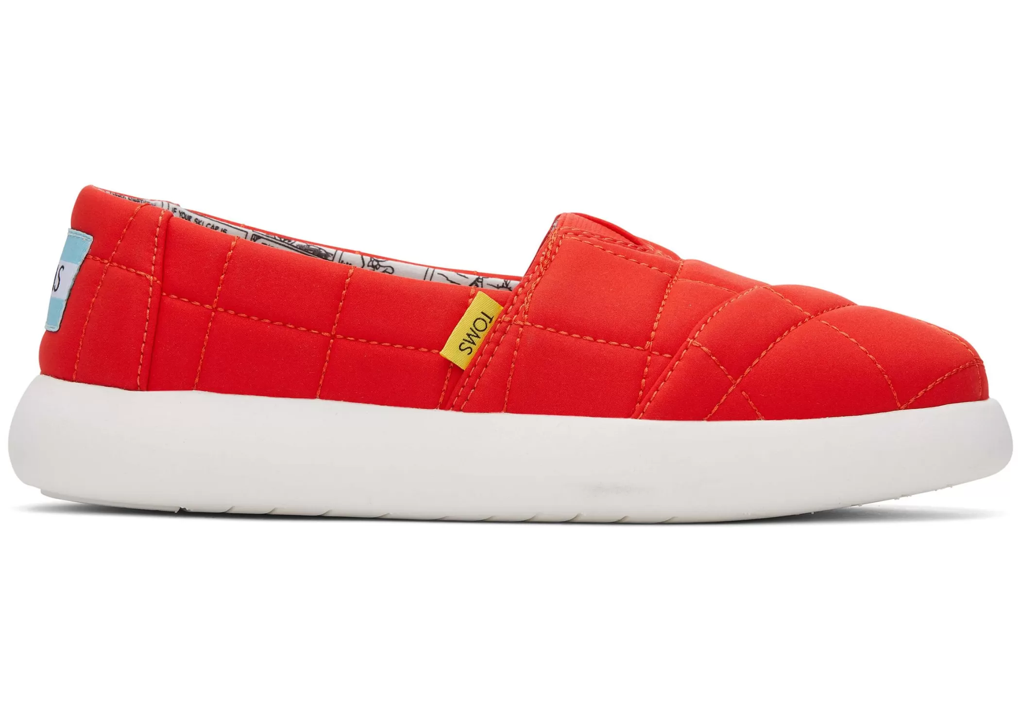 TOMS Sneakers*Mallow Alpargata Snoopy Pantoffel Rood