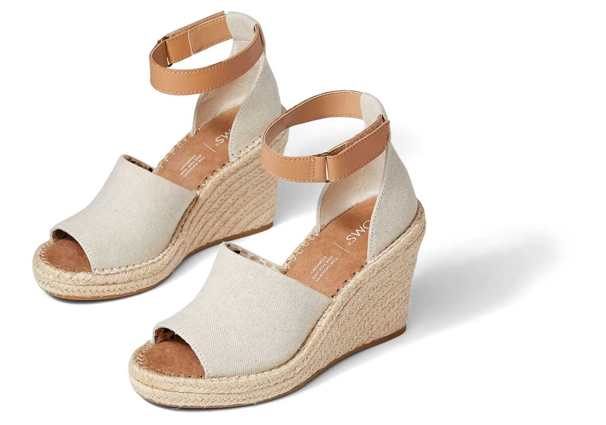 TOMS Hakken & Wedges*Marisol Wedge Heel Beige