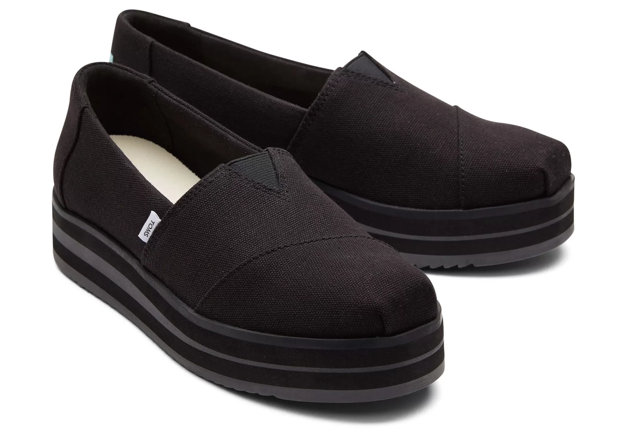 TOMS Instappers*Midform Alpargata Zwart