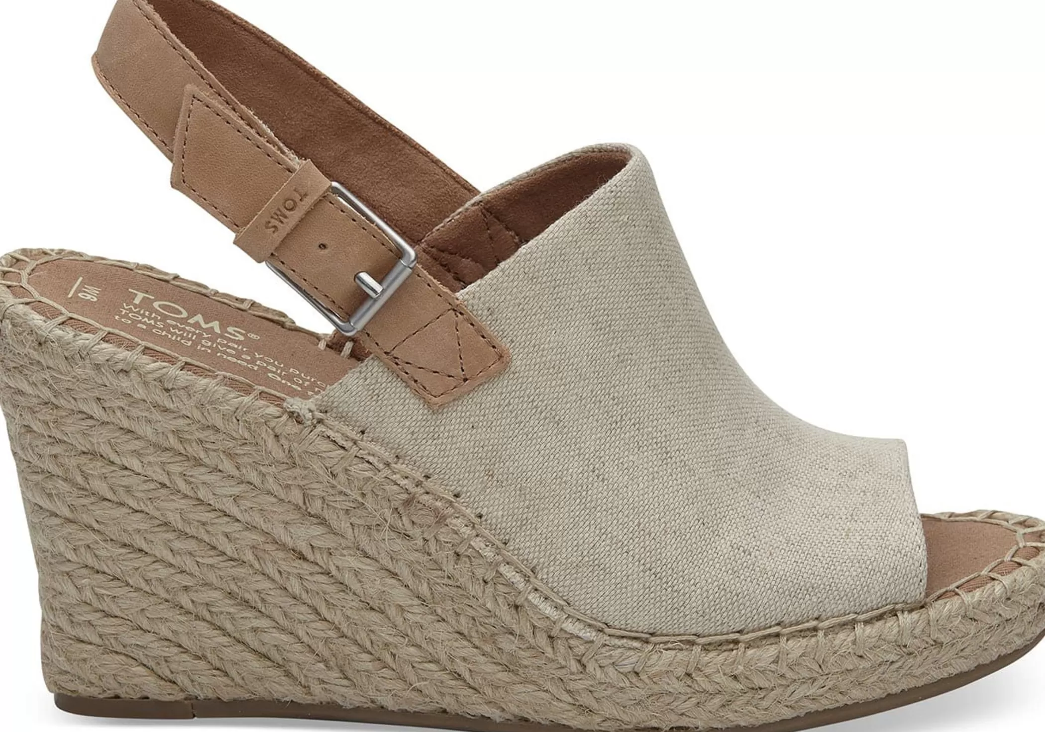 TOMS Hakken & Wedges*Monica Wedge Beige