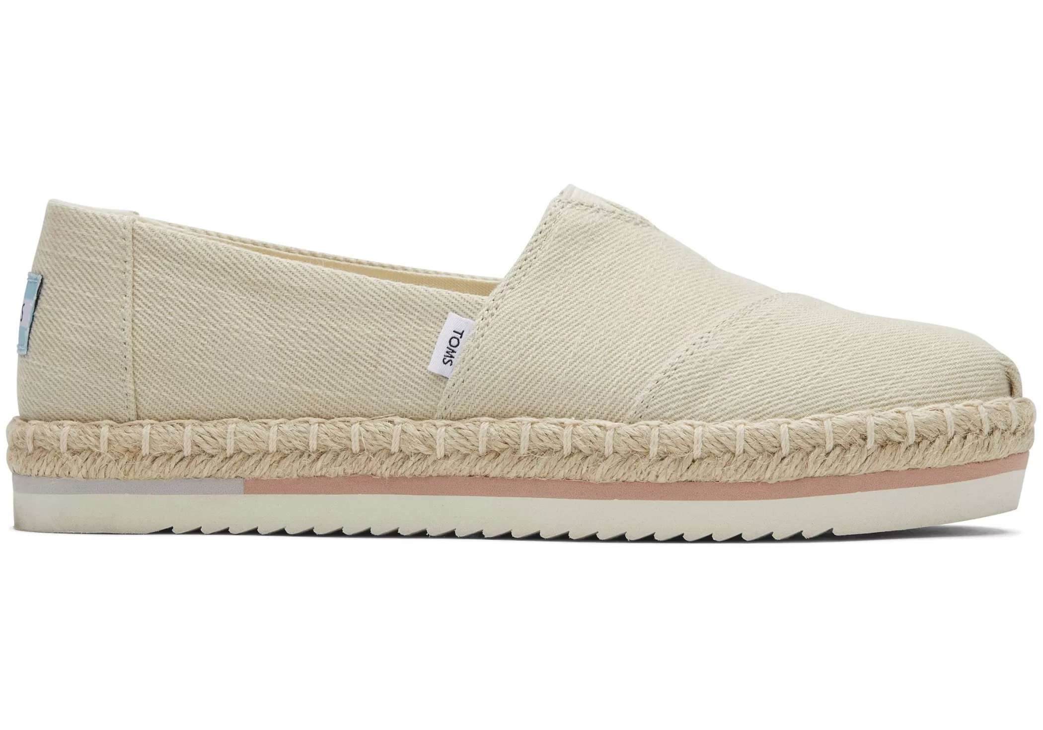 TOMS Plateauzolen*Platform Alpargata Beige