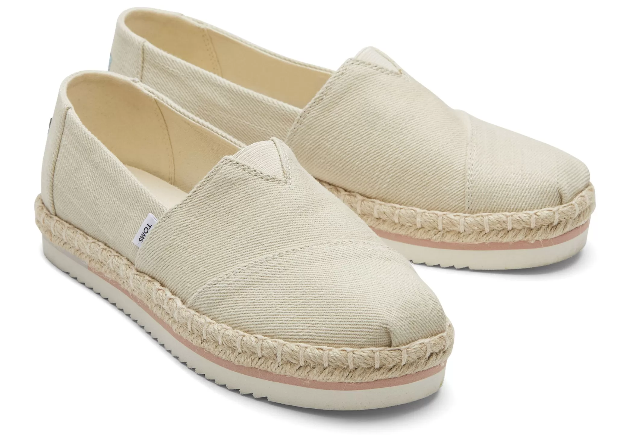 TOMS Plateauzolen*Platform Alpargata Beige