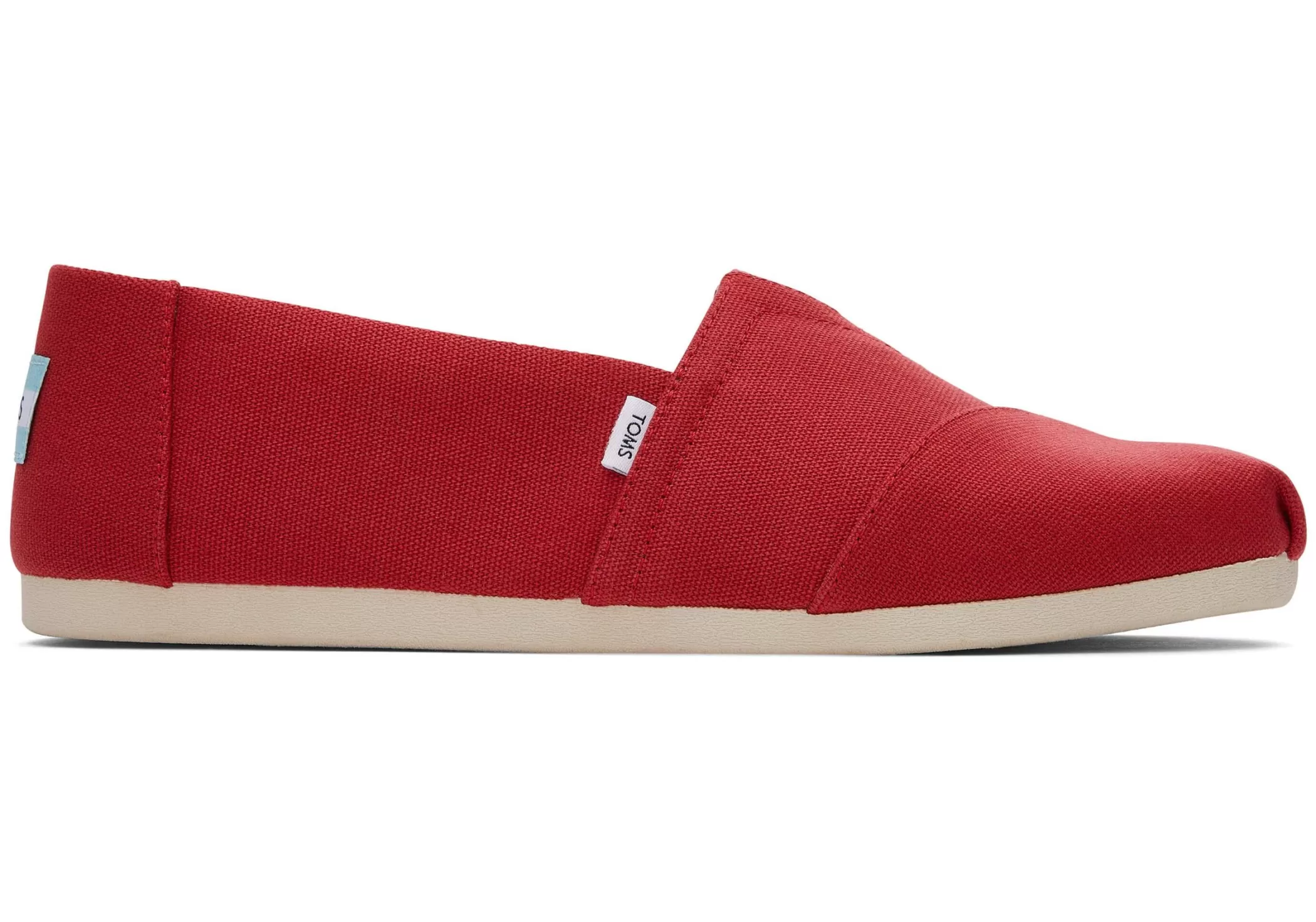 TOMS Alpargata*Recycled Katoen Alpargata Rood