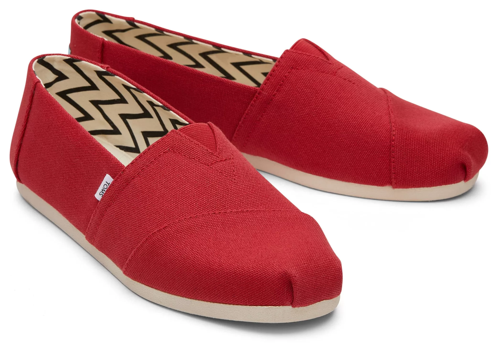 TOMS Alpargata*Recycled Katoen Alpargata Rood