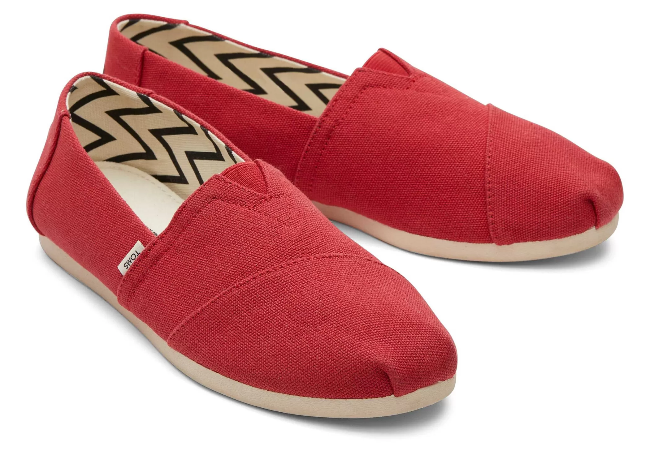 TOMS Alpargata*Recycled Katoen Alpargata Rood