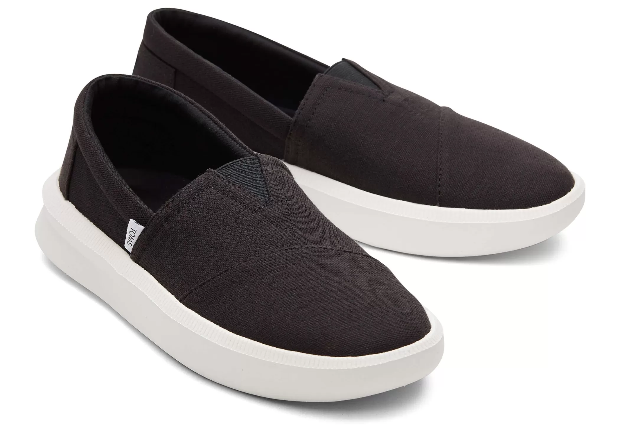 TOMS Sneakers*Rover Trainers Recycled Cotton Zwart Gerecycled Katoen