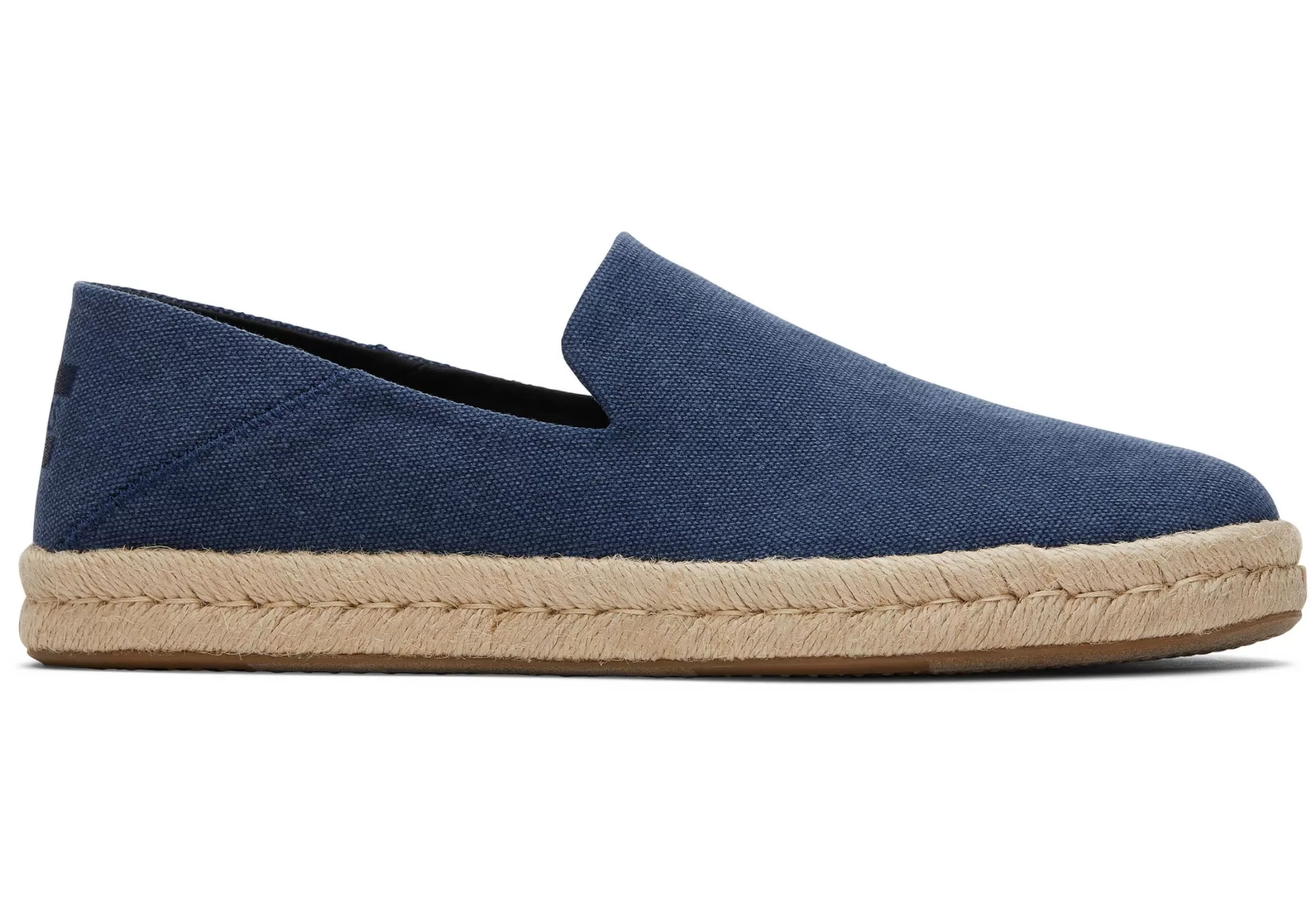 TOMS Espadrilles*Santiago Recycled Cotton Marineblauw Gerecycled Katoen