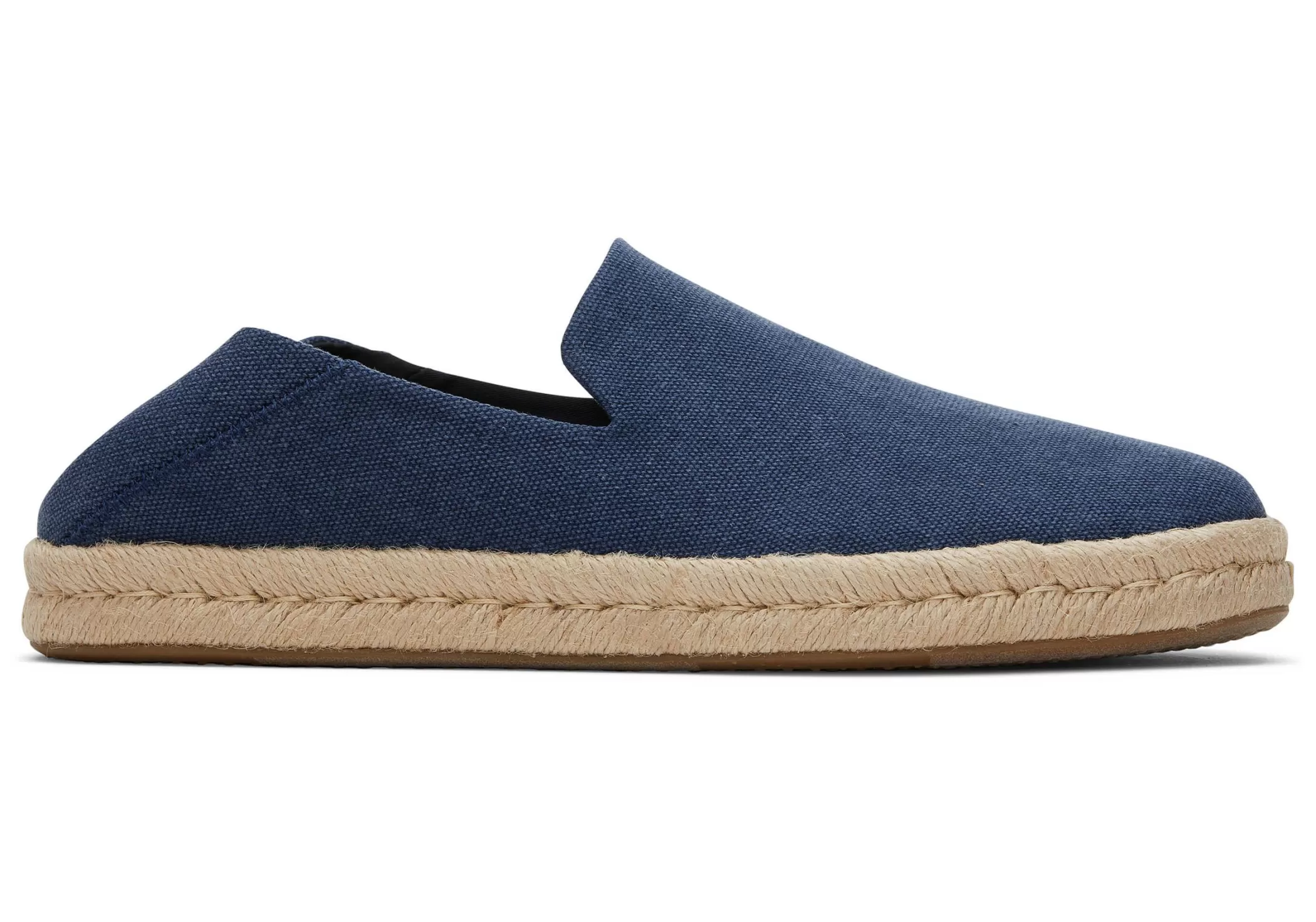 TOMS Espadrilles*Santiago Recycled Cotton Marineblauw Gerecycled Katoen