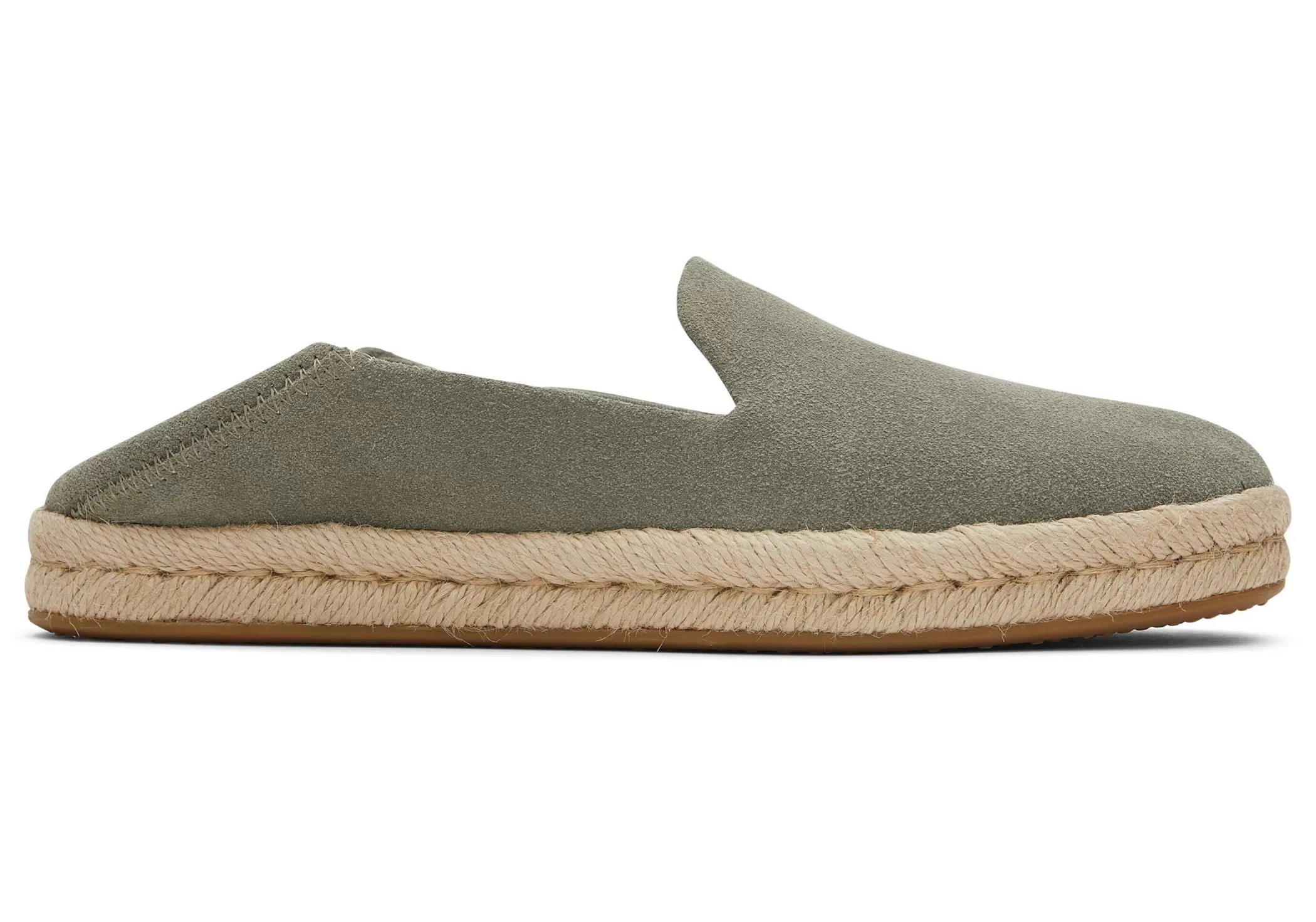 TOMS Espadrilles*Santiago Suede Vetiver Grijs Suede