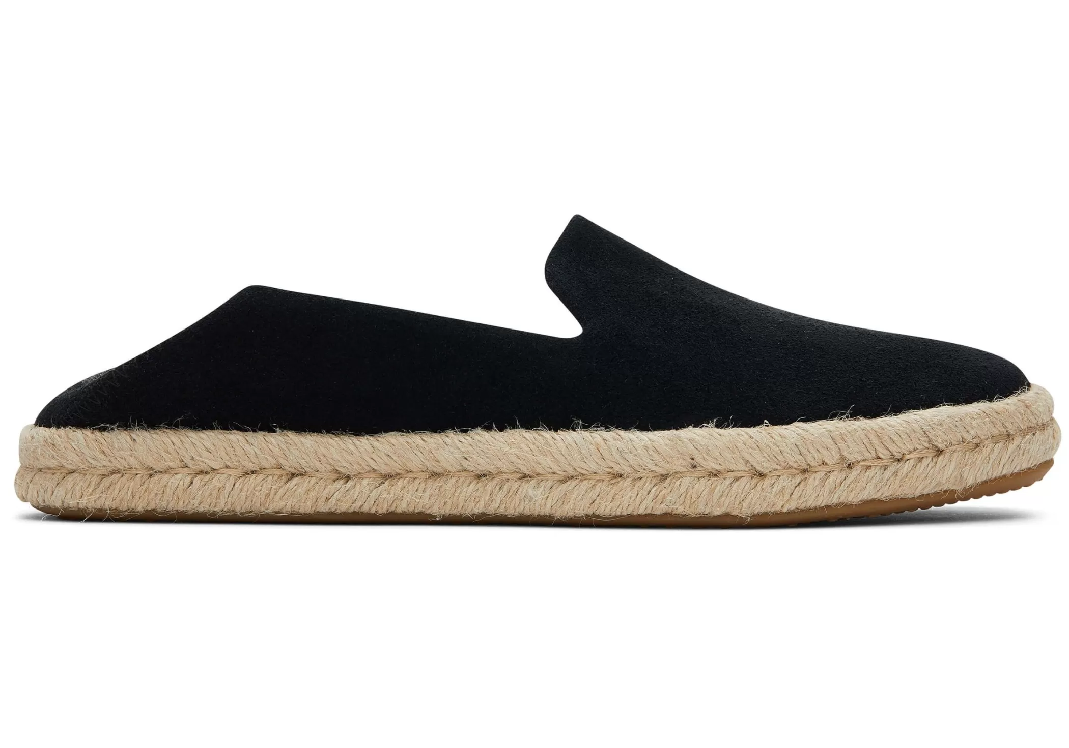 TOMS Espadrilles*Santiago Suede Zwarte Suede