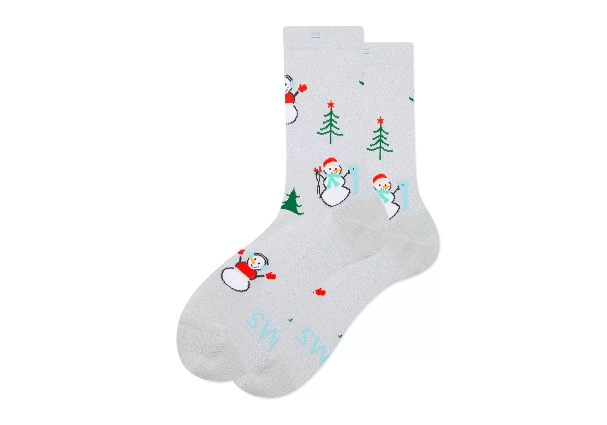 TOMS *Sneeuwpop High Crew Sokken Snowman Crew