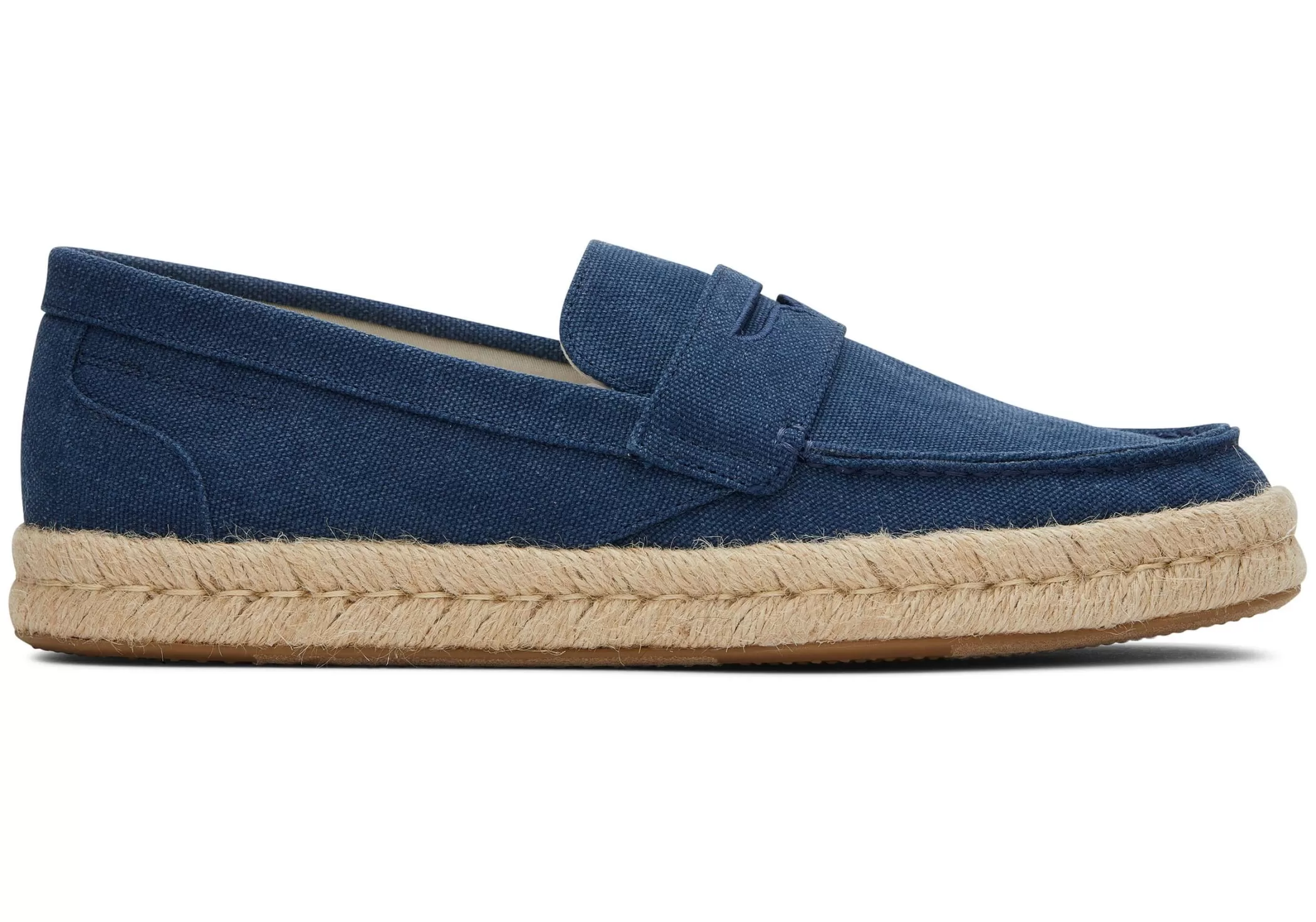 TOMS Espadrilles*Stanford 2.0 Rope Espadrille Marineblauw Gerecycled Katoen