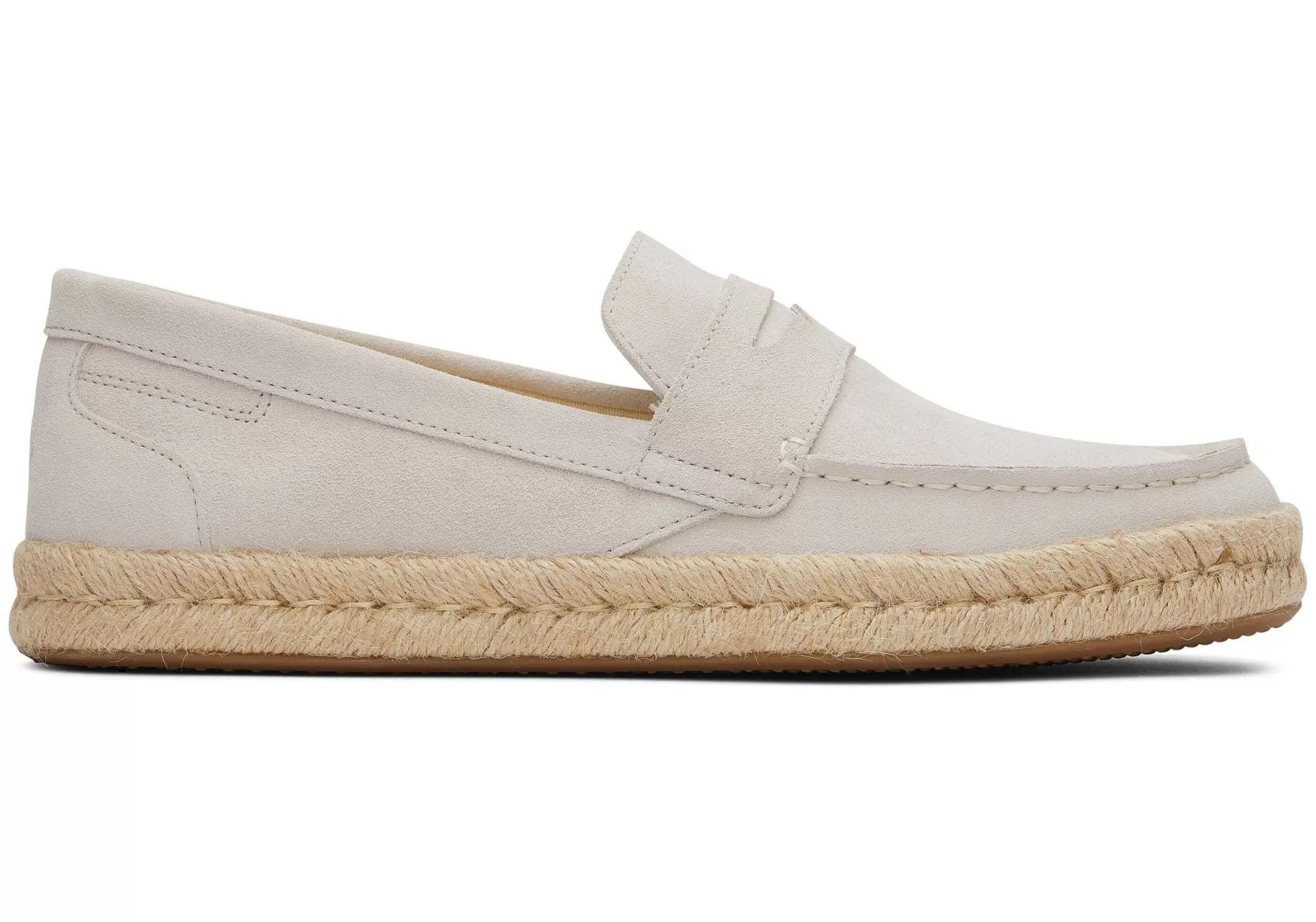 TOMS Espadrilles*Stanford 2.0 Rope Espadrille Suede Kiezelgrijs Suede