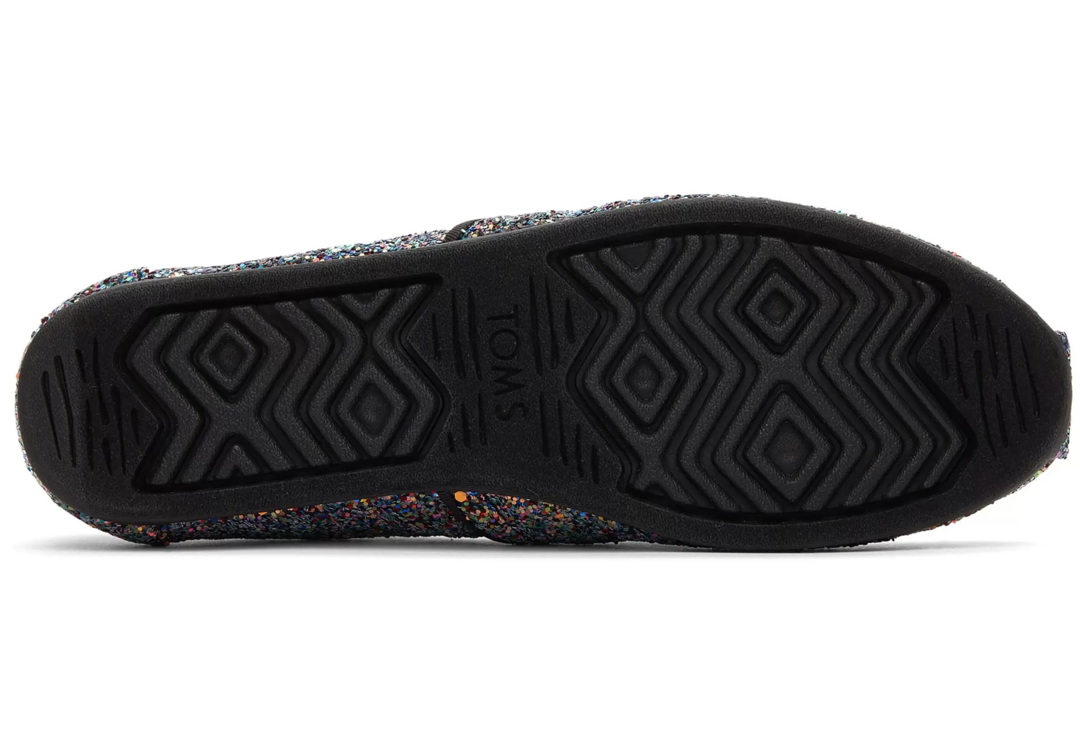 TOMS Instappers*Zwart Alpargatas Chunky Glitter Schoenen Zwarte Chunky Glitter